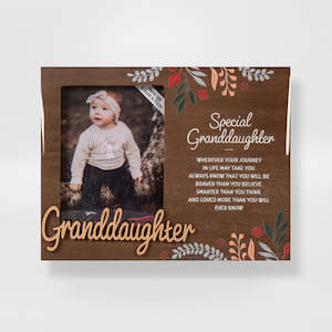 Picture Frame - Special Granddaughter