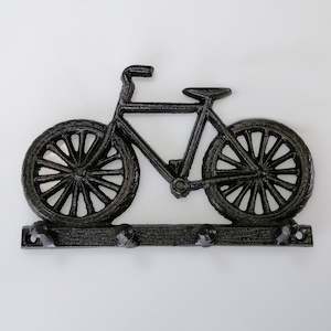 Gift: Cast Iron Wall Hooks - Bicycle