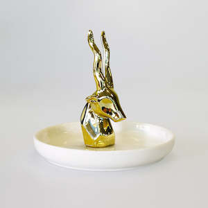 Gold Gazelle Ring & Bracelet Holder