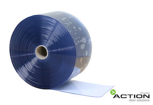 200mm x 2mm Standard Flat Clear PVC – 50m Roll