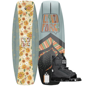 Liquid Force - M.E Future Series GROM Wakeboard 125 + Rant Youth Bindings 4-6