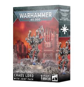 Warhammer 40K 43-101 Chaos Space Marines - Chaos Lord with Jump Pack