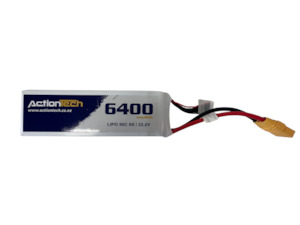 Actiontech 6400mAh 22.2V 6S Lipo Battery for Gannet Pro+ & Gannet G2 Max/Max+/Black