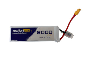 Actiontech 8000mAh LiHV 15.2V 4S1P Lipo Battery for Splashdrone 3+ & Gannet Pro