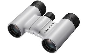 Video camera: Nikon Aculon T02 8X21 White Binocular