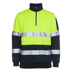 JB's Hi Vis Half Zip Taped Fleece Sweater