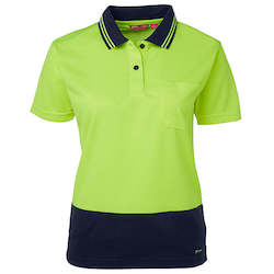 JB's Ladies Hi Vis Comfort S/S Polo Shirt