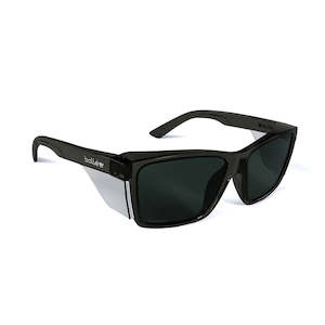 Bolle STKS 420 Safety Glasses: Graphite/Smoke Polarised