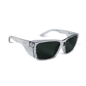 Bolle STKS 420 Safety Glasses: Clear/Smoke Polarised