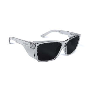 Bolle STKS 420 Safety Glasses: Clear/Smoke Lens