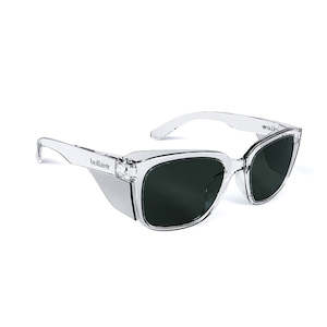 Clothing: Bolle STKS 410 Safety Glasses: Clear/Smoke Polarised