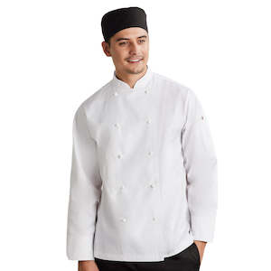 Clothing: Biz Mens Al Dente Long Sleeve Chef Jacket