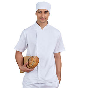 Clothing: Biz Mens Alfresco Short Sleeve Chef Jacket