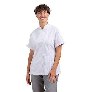 Biz Womens Alfresco Short Sleeve Chef Jacket