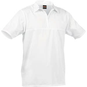 Clothing: Workzone Lightweight Food Industry White Zip Jerkin