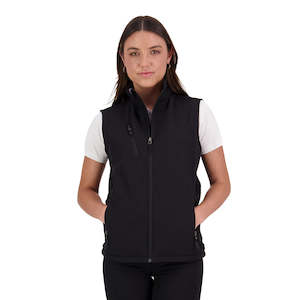 Clothing: PRO2 Womens Softshell Vest, Black