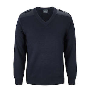 Clothing: JB's Knitted Epaulette Jumper