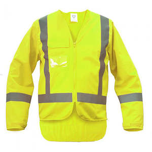 Clothing: Caution Day/Night Long Sleeve Safety Vest