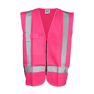 Esko Hi Vis Pink Taped Vest