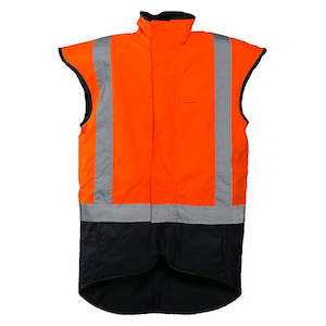 Clothing: Caution Hi Vis Taped Fleece Lined Vest