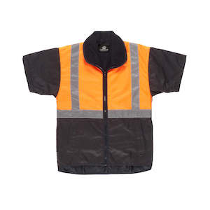 Clothing: Far South Hi Vis Taped Oilskin Vest