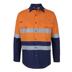 Clothing: JB’s Hi Vis Taped L/S Ripstop Work Shirt