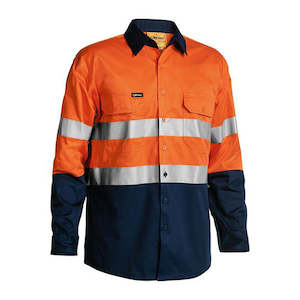 Bisley Hi Vis Cool Lightweight L/S Work Shirt