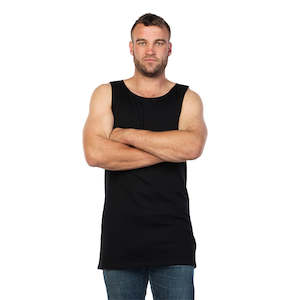 Clothing: MKM Active Shearers Pure Wool Singlet, Black