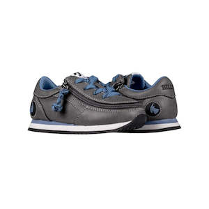 Shoe: CLEARANCE - Kids Billy Jogger Grey/Blue