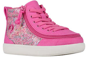 CLEARANCE -Fuchsia Snake BILLY Classic D|R II High Tops