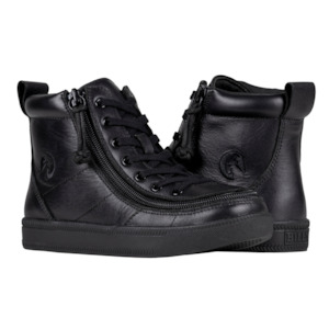 Kid's Black to the Floor BILLY Classic High - Leather (Medium)