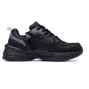 Shoe: Adult Friendly Tenease - Black - Wide