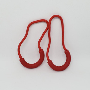 Shoe: Zip Pull (set of 2) - Red