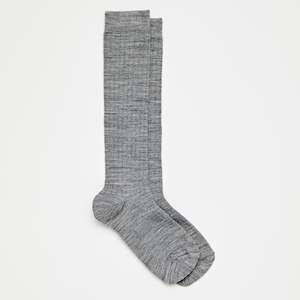 Lamington Merino knee high socks - Grey