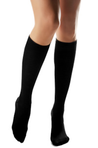 2 PACK of Black Calmcare Knee High Socks | Child