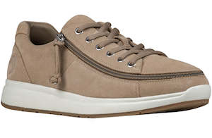 Shoe: Billy Comfort Low - Tan Suede WIDE size 13