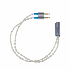 Dekoni Audio Ensemble Postsplit Silver Braided Headphone Connectors