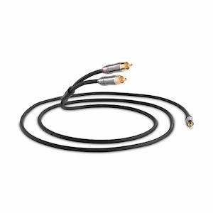 Interconnect Cables: QED Performance Audio J2P Graphite 2/RCA to M/3.5mm