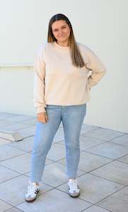 Womenswear: Quinn Sweatshirt - Beige