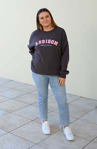 Womenswear: Addison Sweatshirt - Grey