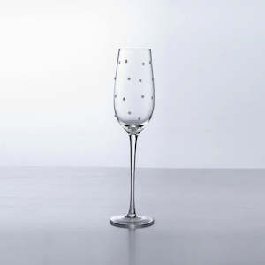 The Perfect Pearl Champagne Flute- Set of 4 - Clear