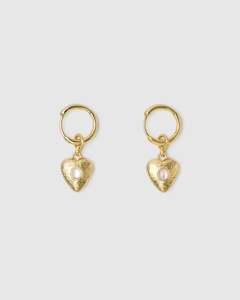 Jewellery: Pearl Locket Earrings