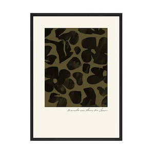 A1 Black Framed - Gucci Flower Khaki