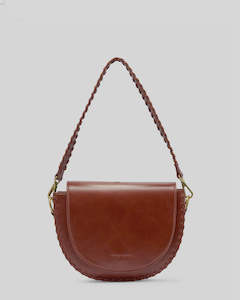 Handbags And Wallets: Daphne Shoulder Bag - SADDLE