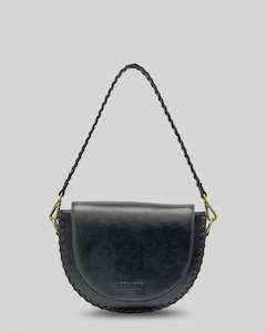 Handbags And Wallets: Daphne Shoulder Bag - BLACK