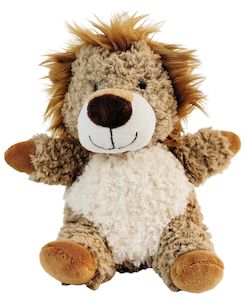 Curly Lion Soft Toy Orange