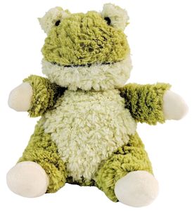 Toys: Curly Frog Soft Toy Green