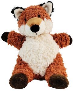 Toys: Curly Fox Soft Toy Orange