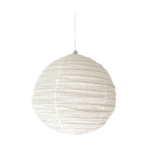 Linen Shade Round - 60cm White