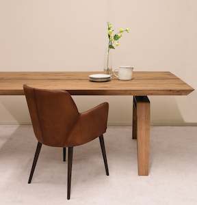 Dining Coffee Tables: Sputnik Dining Table - Weathered